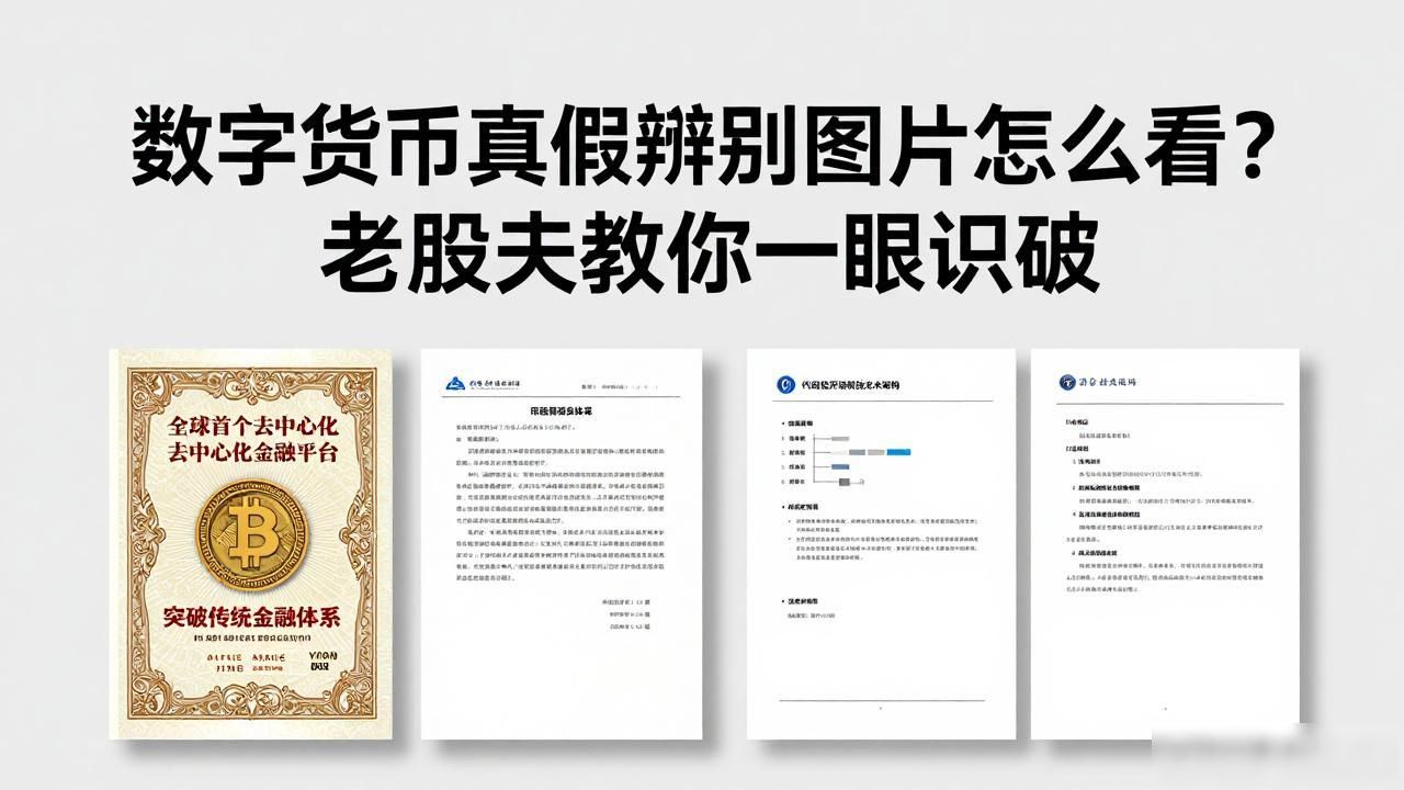 数字货币真假辨别图片怎么看?老股民教你一眼识破