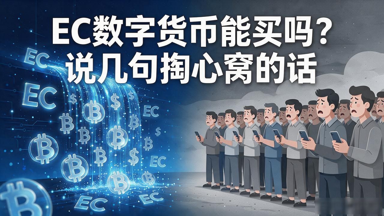 EC数字货币能买吗?说几句掏心窝的话
