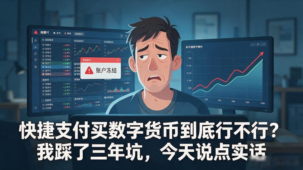 快捷支付买数字货币到底行不行?我踩了三年坑,今天说点实话