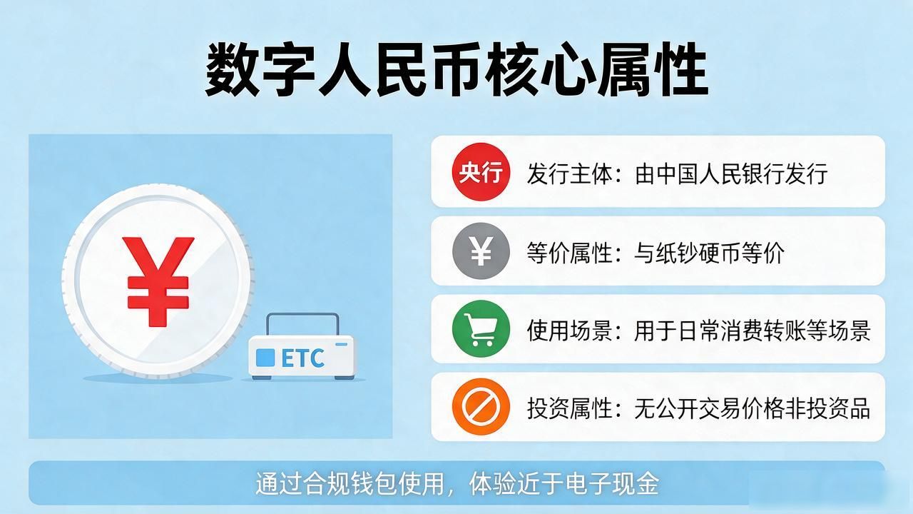 ETC数字货币人民币能换钱吗?和数字人民币区别要分清楚