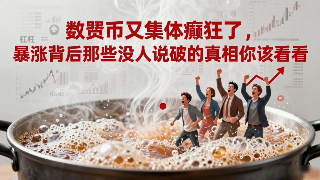 数字货币又集体癫狂了,暴涨背后那些没人说破的真相你该看看