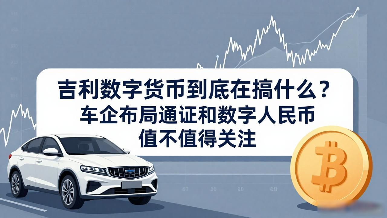 吉利数字货币到底在搞什么?车企布局通证和数字人民币值不值得关注