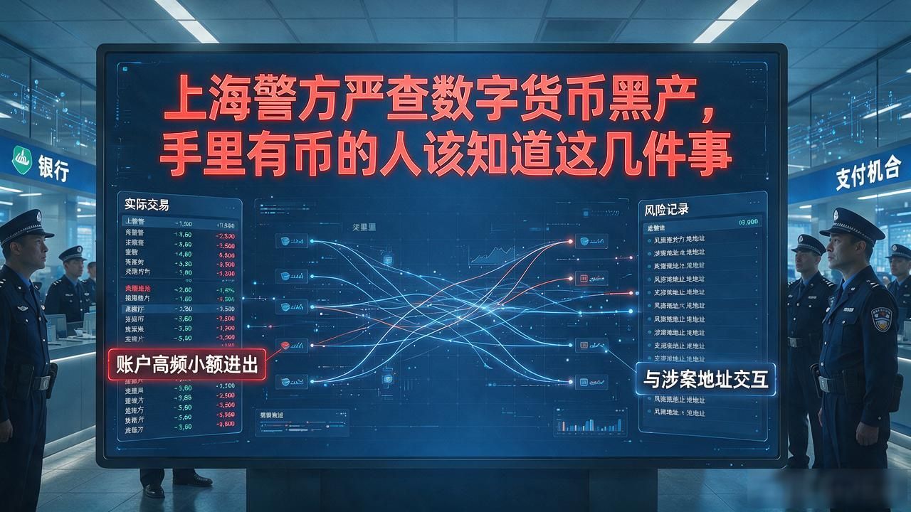 上海警方严查数字货币黑产,手里有币的人该知道这几件事