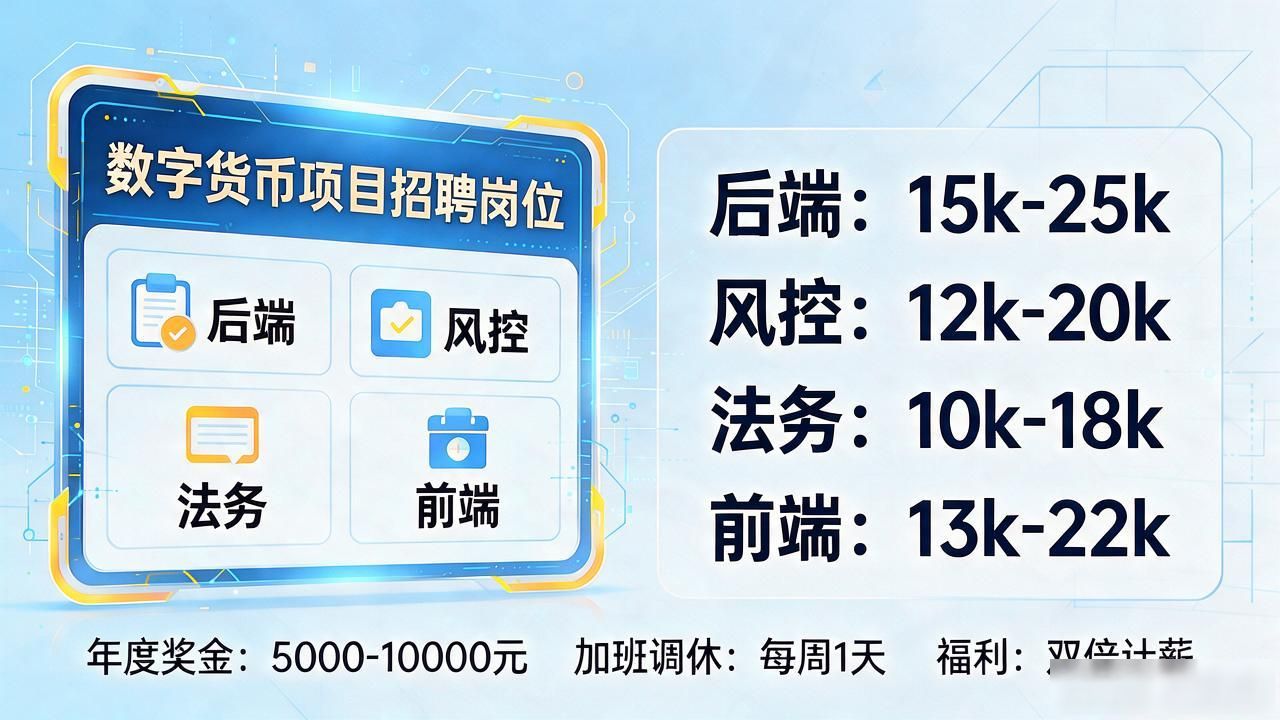 想投数字货币项目的工作?岗位、薪资、要求、投递渠道一篇全说清