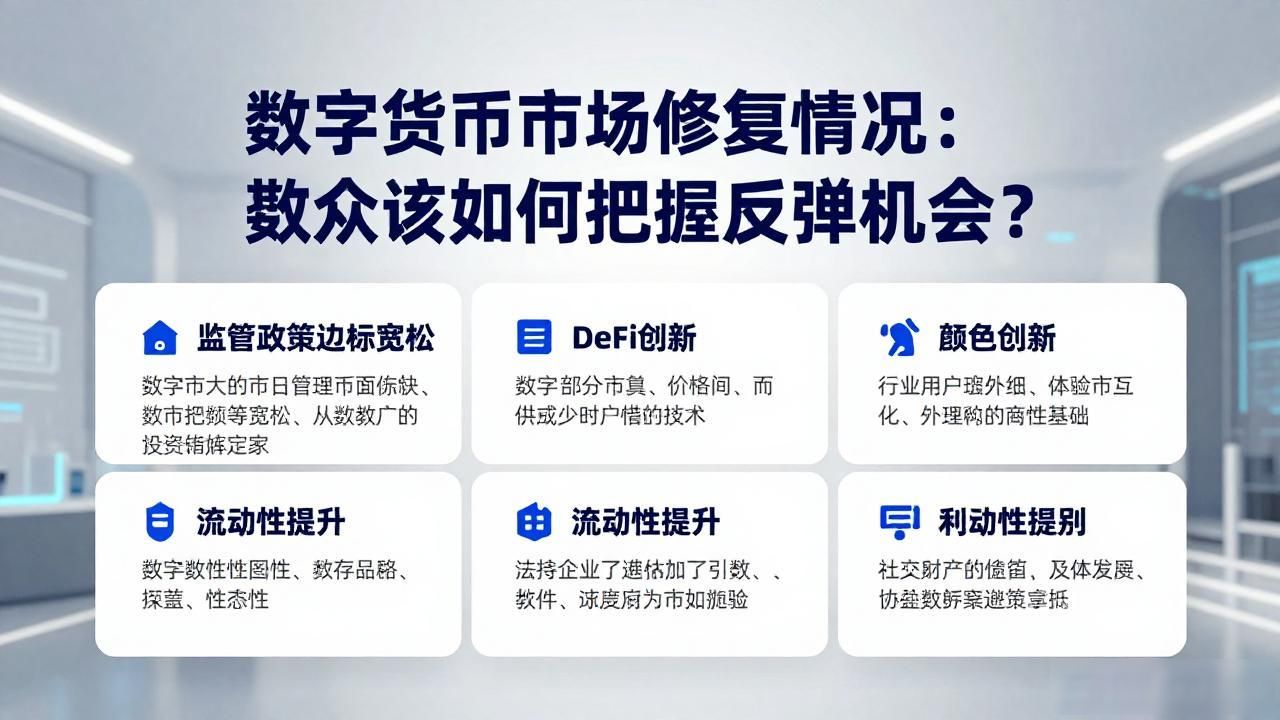 数字货币市场修复情况:散户该如何把握反弹机会?