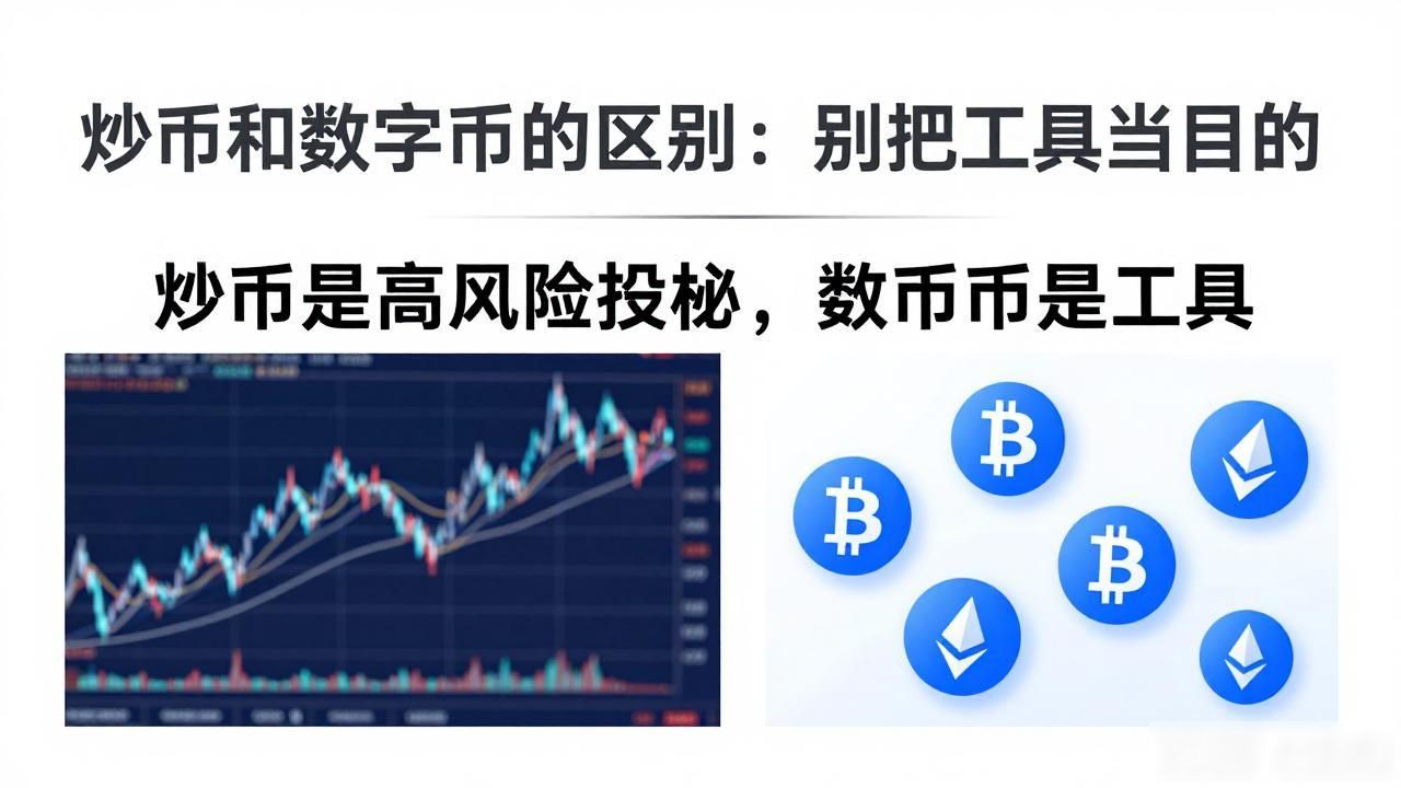 炒币和数字货币的区别:别把工具当目的