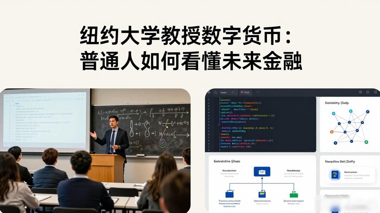 纽约大学教授数字货币:普通人如何看懂未来金融
