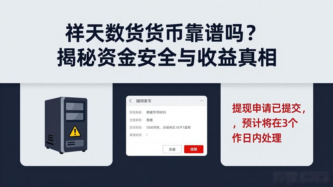 祥天数字货币靠谱吗?揭秘资金安全与收益真相