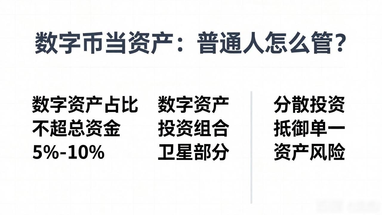 数字货币当资产:普通人怎么管?