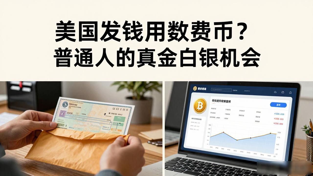 美国发钱用数字货币?普通人的真金白银机会