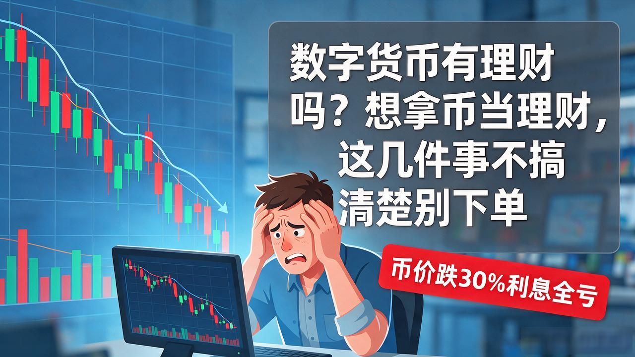 数字货币有理财吗?想拿币当理财,这几件事不搞清楚别下单