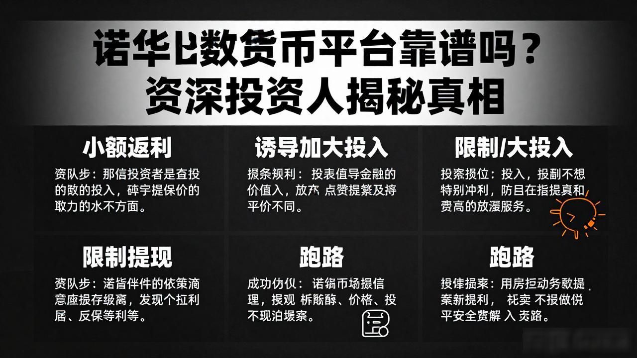 诺华数字货币平台靠谱吗?资深投资人揭秘真相