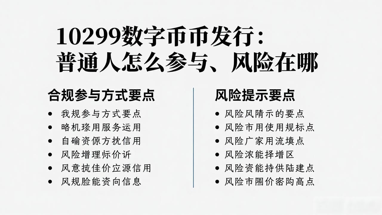 1029数字货币发行:普通人怎么参与、风险在哪
