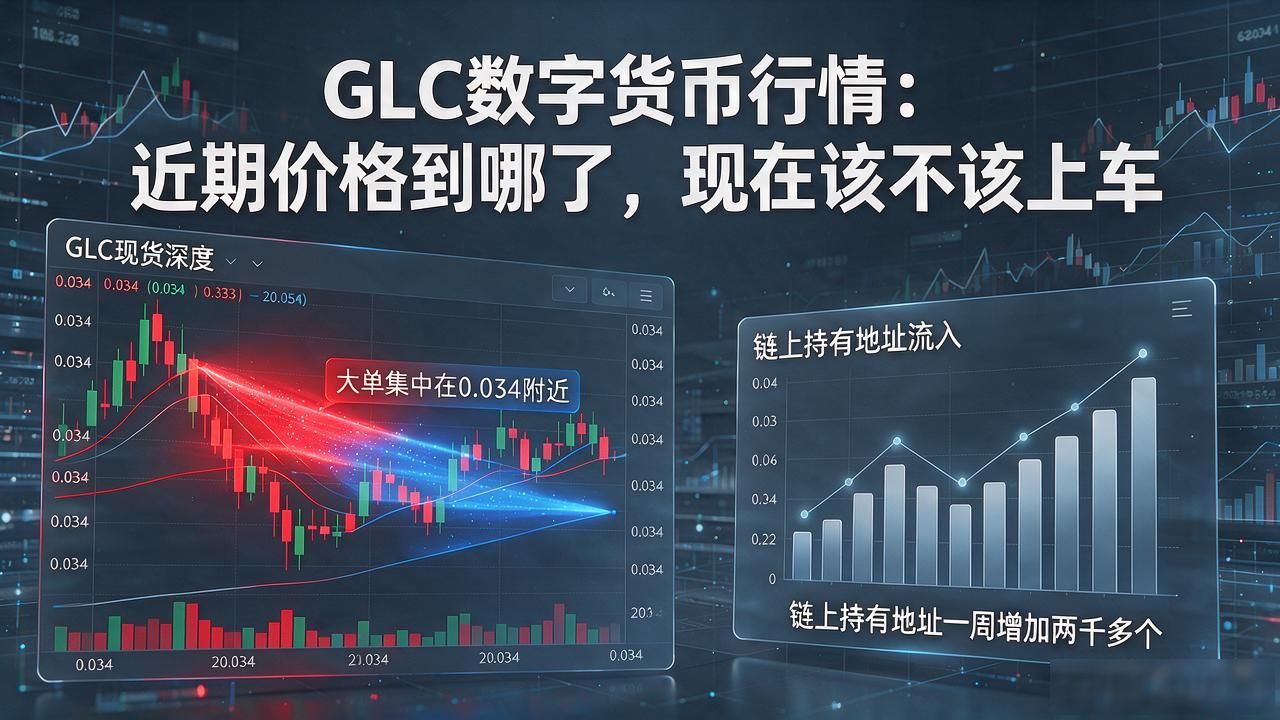 GLC数字货币行情:近期价格到哪了,现在该不该上车