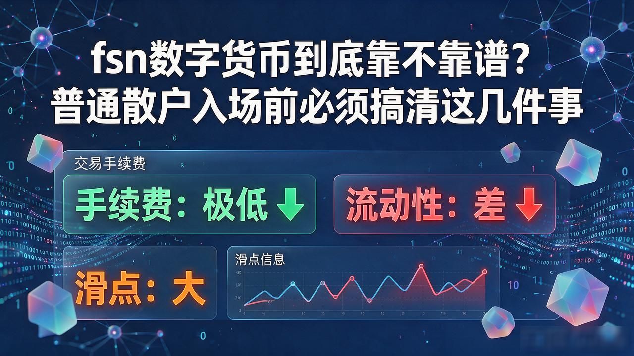 fsn数字货币到底靠不靠谱?普通散户入场前必须搞清这几件事