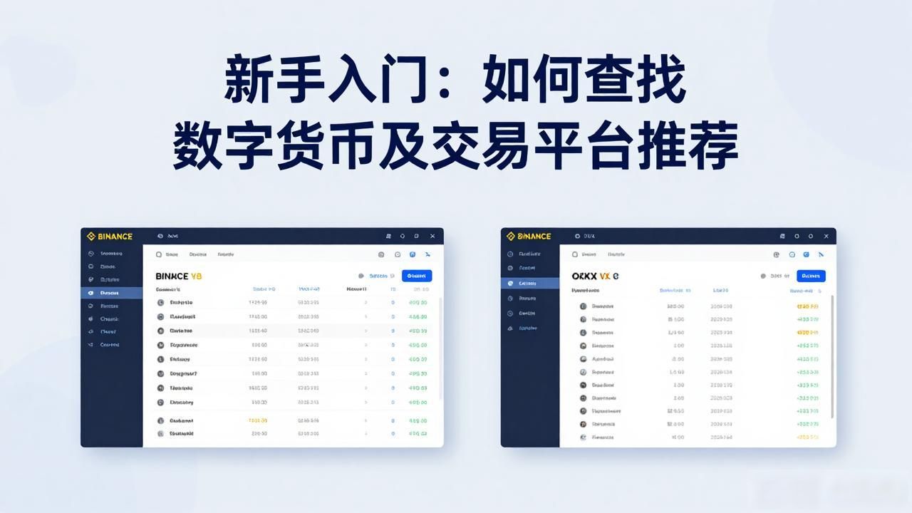 新手入门:如何查找数字货币及交易平台推荐