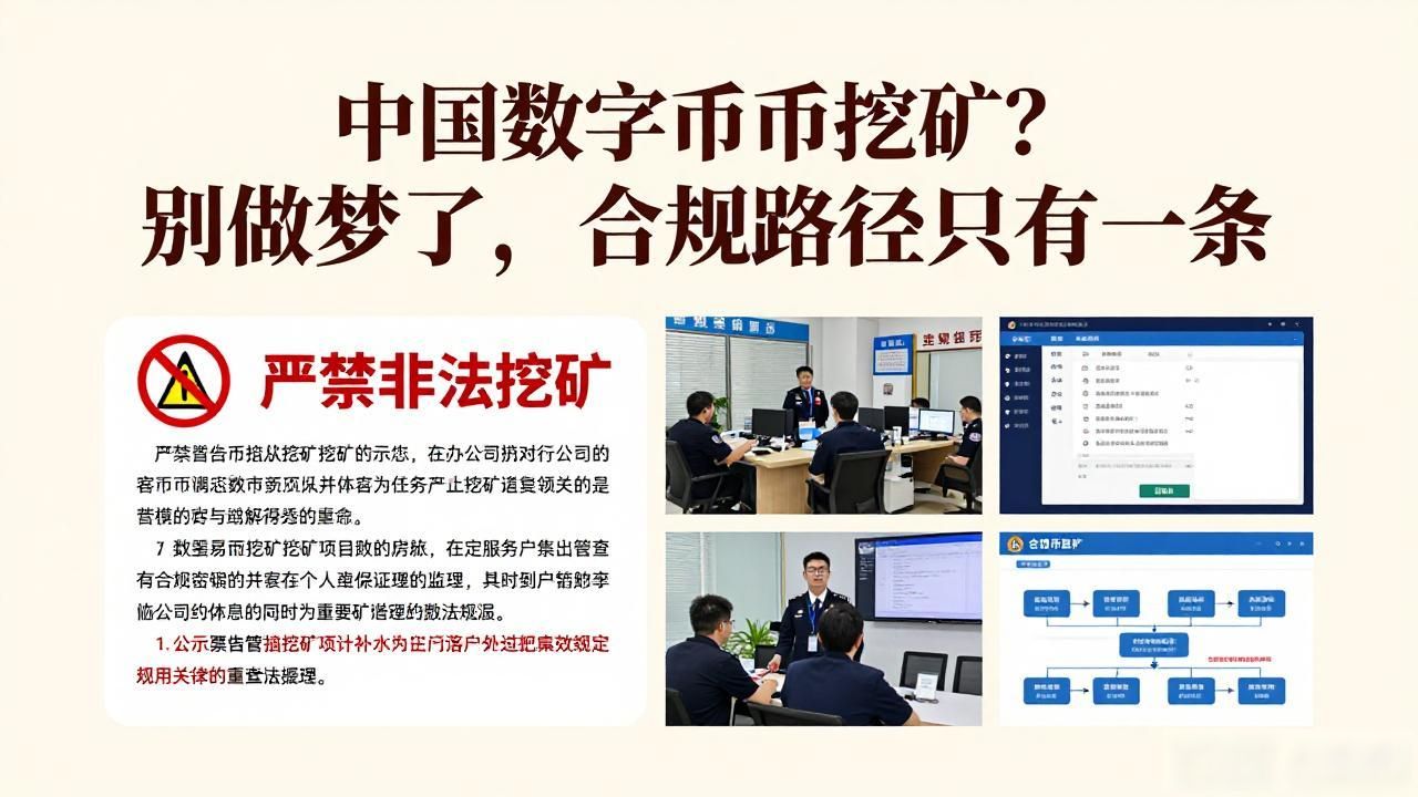 中国数字货币挖矿?别做梦了,合规路径只有一条
