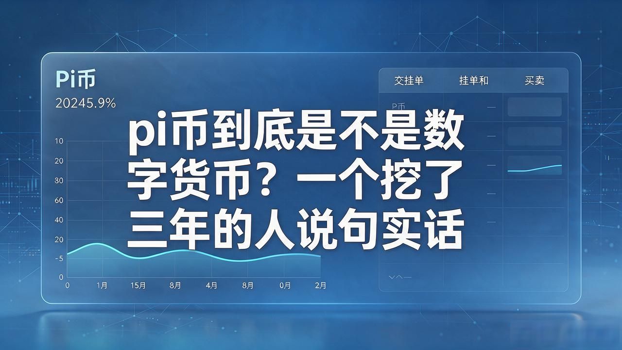 pi币到底是不是数字货币?一个挖了三年的人说句实话
