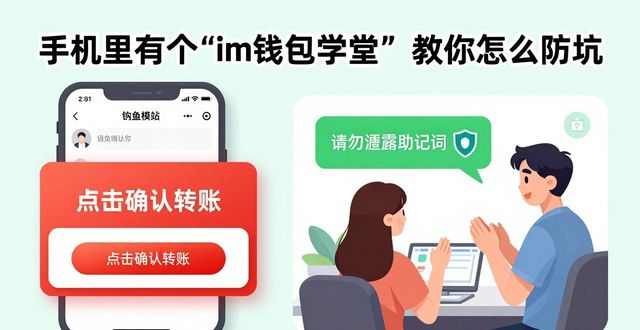 手机里有个“im钱包学堂”,教你怎么防坑