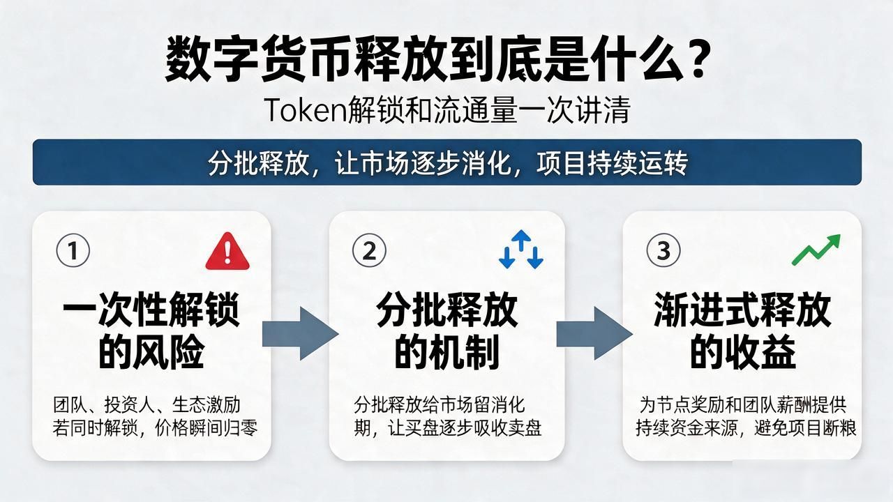 数字货币释放到底是什么?Token解锁和流通量一次讲清