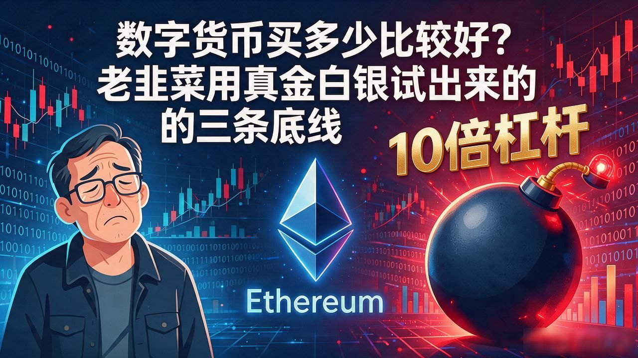 数字货币买多少比较好?老韭菜用真金白银试出来的三条底线