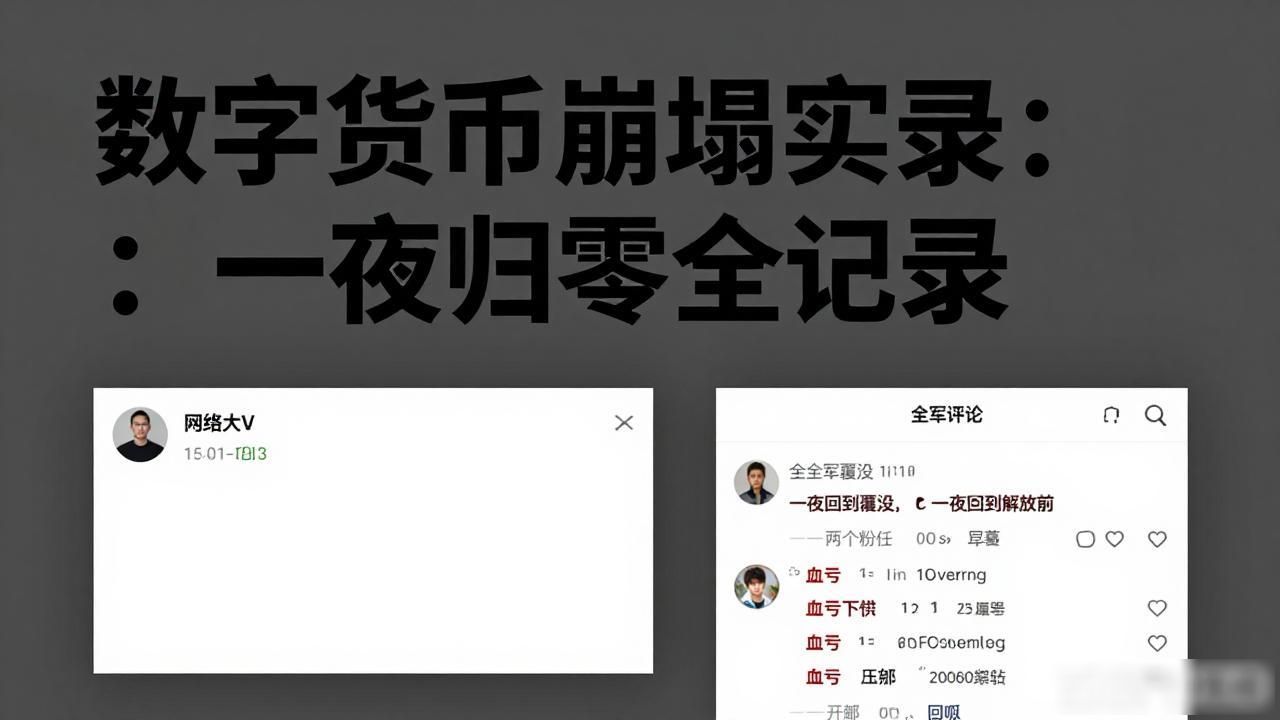 数字货币崩塌实录:一夜归零全记录