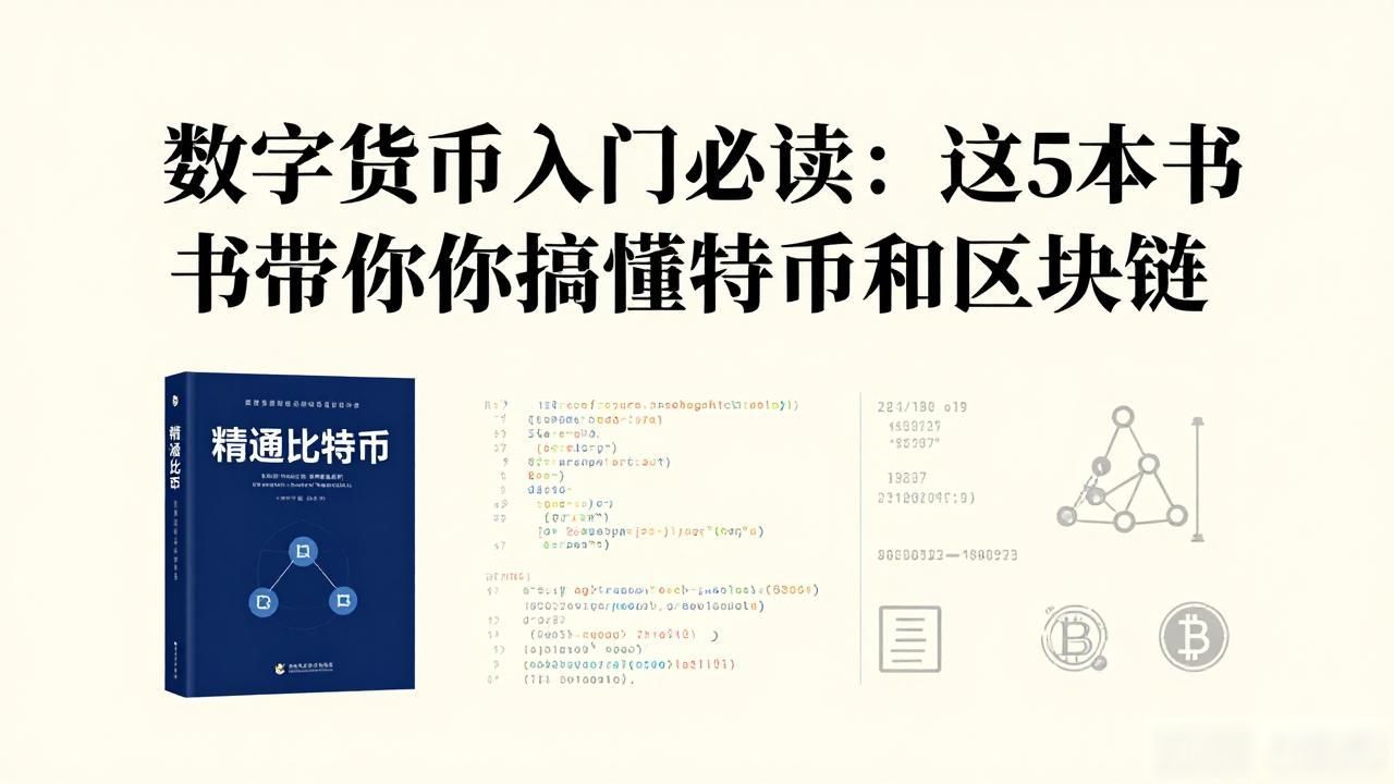 数字货币入门必读:这5本书带你搞懂比特币和区块链