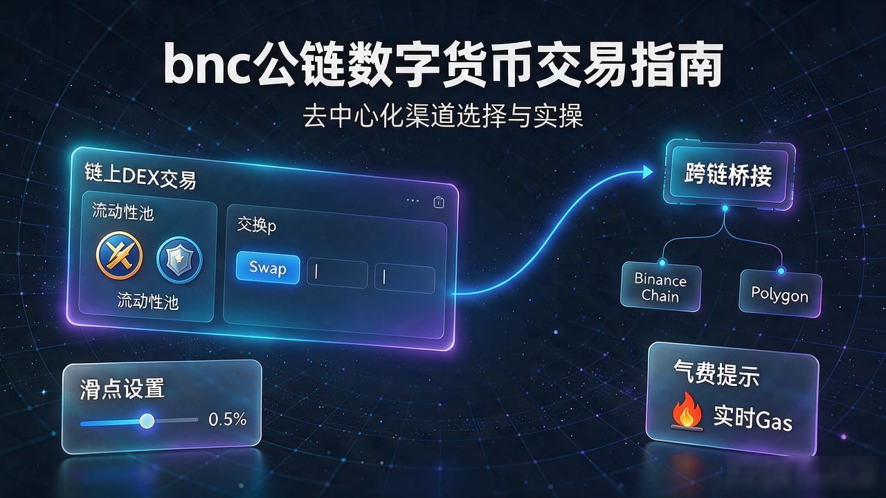 bnc公链数字货币在哪能交易?平台选择与渠道实操指南