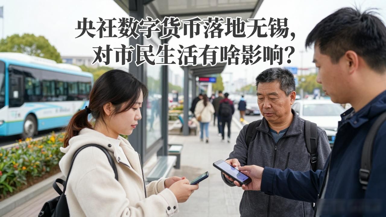 央行数字货币落地无锡,对市民生活有啥影响?