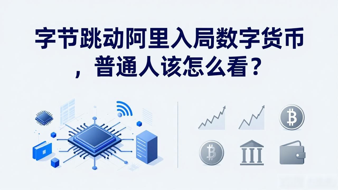 字节跳动阿里入局数字货币,普通人该怎么看?