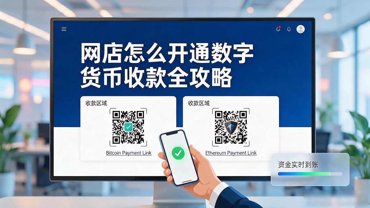 网店怎么开通数字货币收款全攻略
