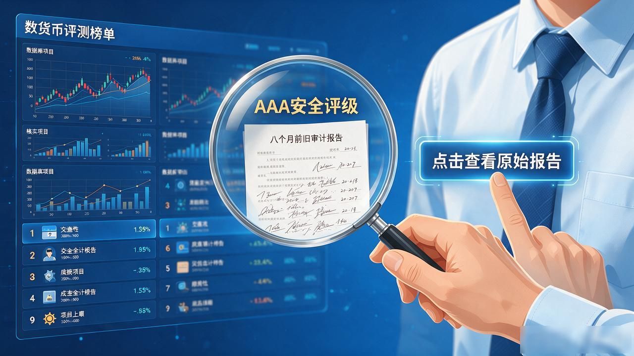数字货币评测榜到底怎么挑?老韭菜总结的5个硬指标,比币价实在