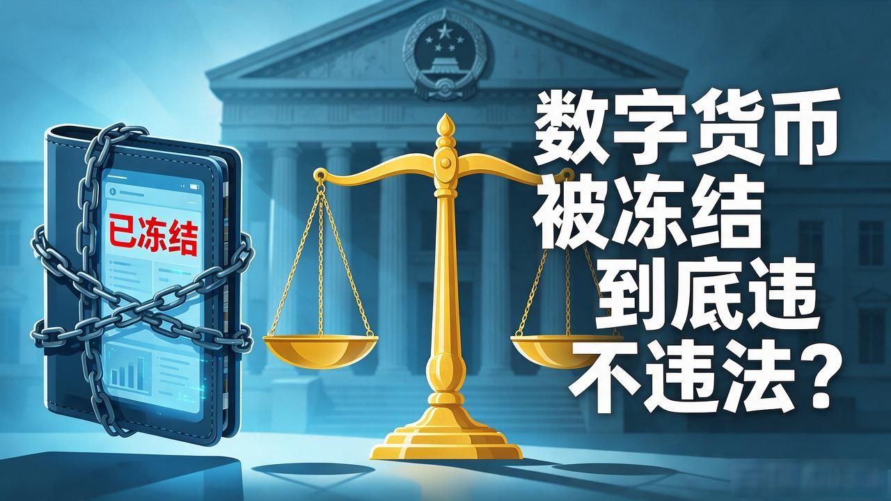 数字货币被冻结到底违不违法?被冻了钱包,合法和违法其实就一线之隔