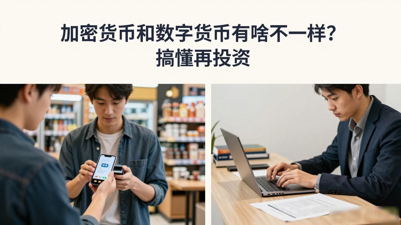 加密货币和数字货币有啥不一样?搞懂再投资