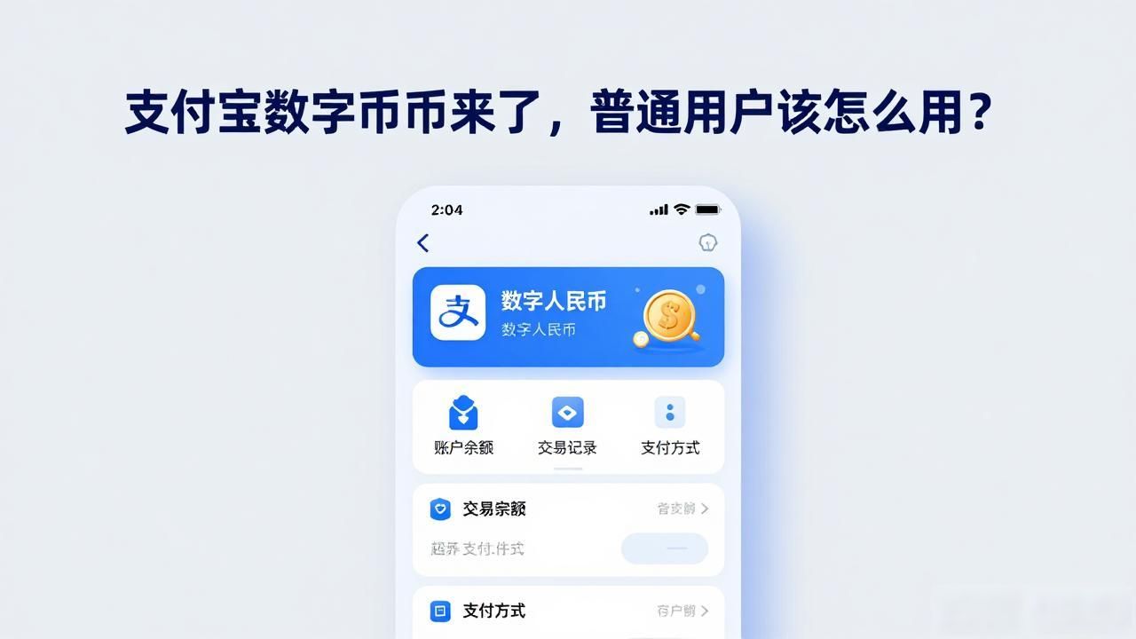 支付宝数字货币来了,普通用户该怎么用?